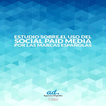 Estudio sobre el uso del Social Paid Media por las marcas españolas