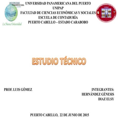Estudio tecnico
