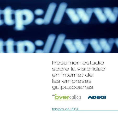 Visibilidad Online de empresas en Gipuzkoa