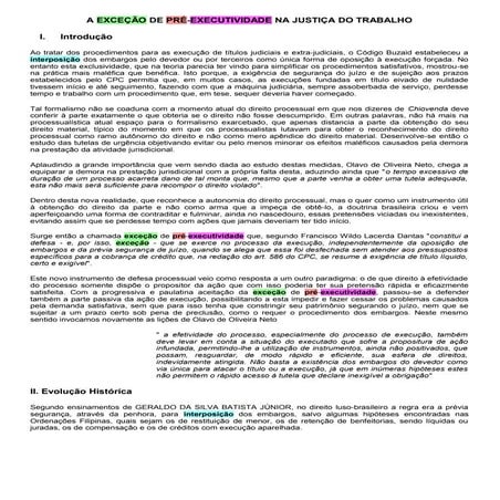Estudo exceção de pré-executividade 3 | DOC