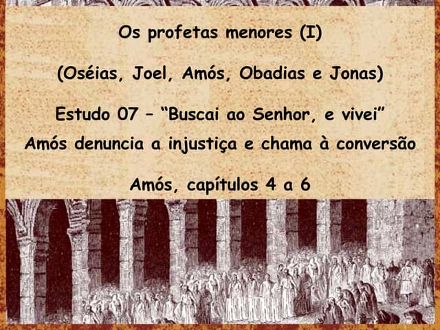 Buscai ao Senhor, e vivei