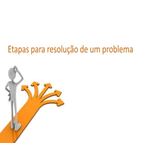 How to solve a problem (Etapas para resolução de um problema)
