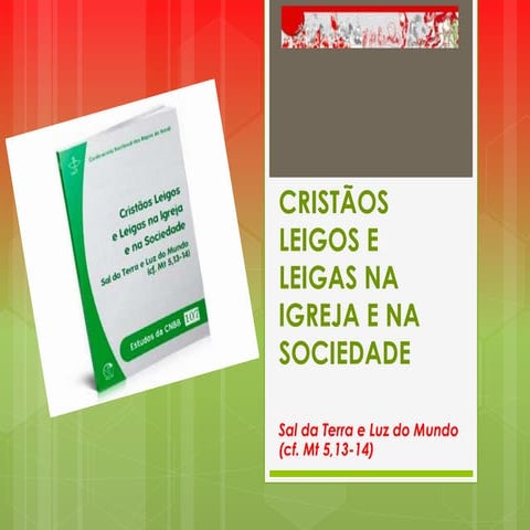 Apresentação do estudo 107 da CNBB sobre o Laicato na Igreja