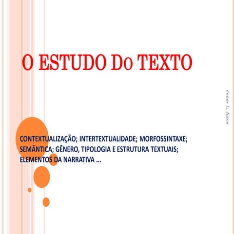Estudo do texto. Interpretação e compreensão de texto.