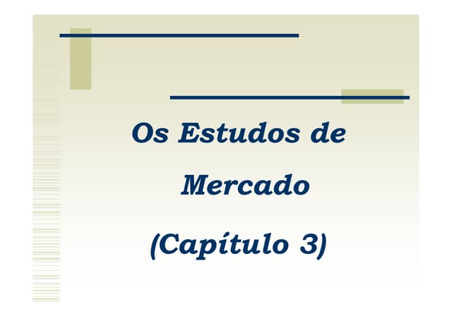 Marketing - Estudos Mercado 2011 2012