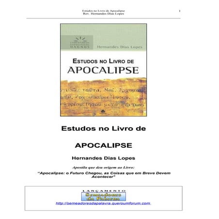 Estudos no livro de apocalipse