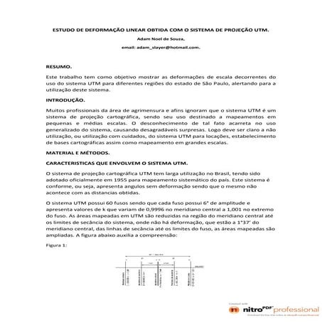 Estudo utm | PDF