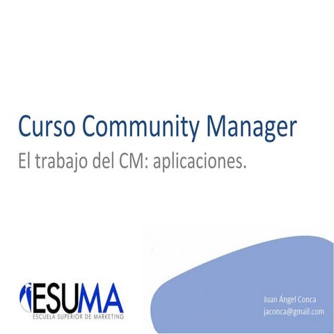 Aplicacione para el trabajo del Community Manager