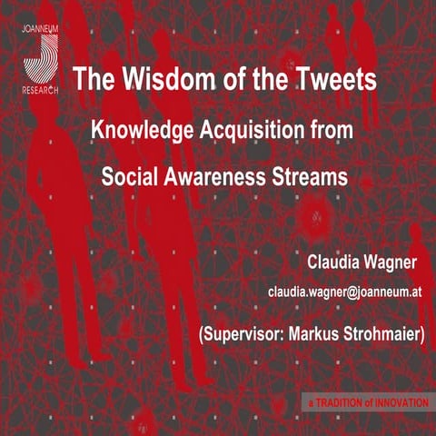 Knowledge Acquisition from Social Awareness Streams