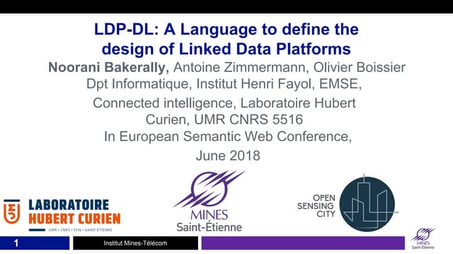 LDP-DL: A language to define the design of Linked Data Platforms