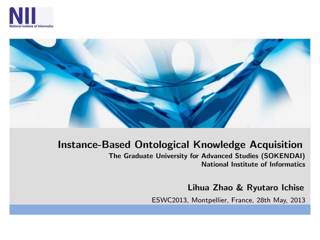 Instance-Based Ontological Knowledge Acquisition