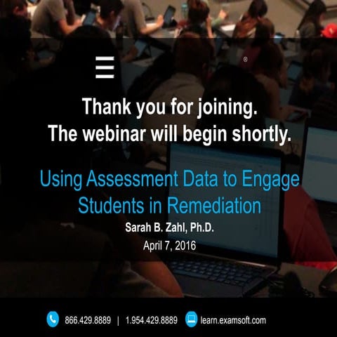 Using Assessment Data to Engage Students in Remediation