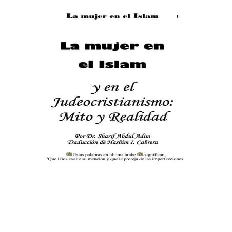 la mujer en El islam y en judeocristianismo: mito y realidad.pdf