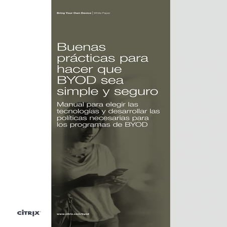  Buenas prácticas para hacer que BYOD sea simple y seguro