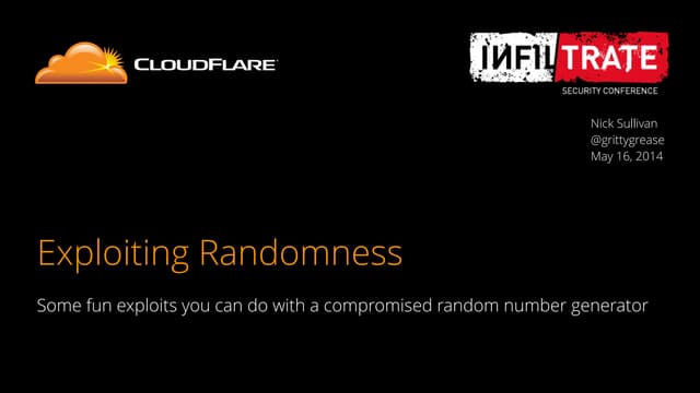 Sullivan randomness-infiltrate 2014