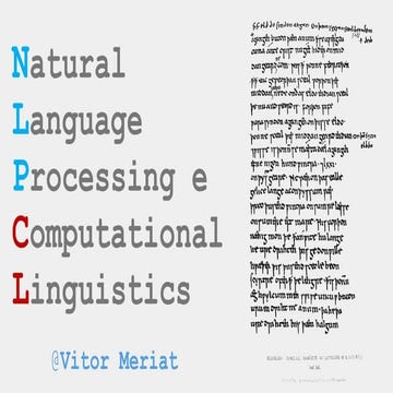 Natural Language Processing e Computational Linguistics