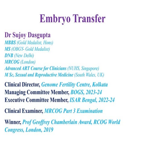 Embryo Transfer