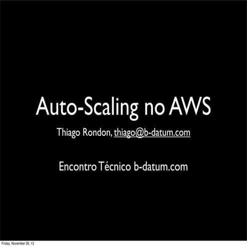 Auto Scaling AWS