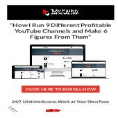 TUBE MASTERY AND MONETIZATION | PDF