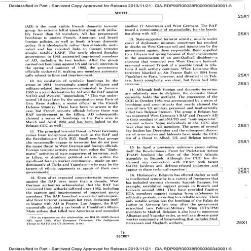 ETA members had safe houses in Belgium (CIA DOC) | PDF