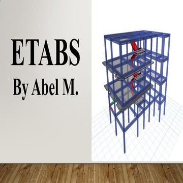ETABS SOFTWER TRANING FOR BIGNERS ENGNIEERS