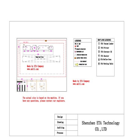 Eta fully auto smt line-1200mm pcb