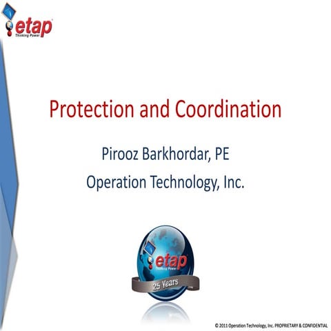 ETAP -  Coordination and protecion
