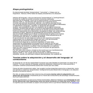Etapa prelingüística