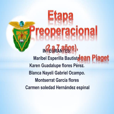 Etapa preoperacional