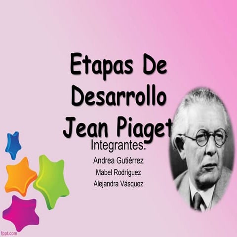 Etapas de desarrollo jean Piaget
