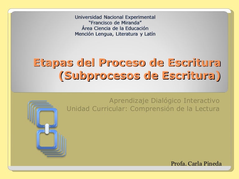 Proceso de Escritura