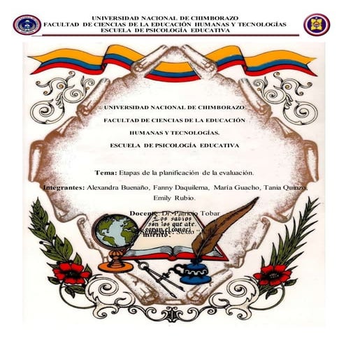 Etapas de evaluacion