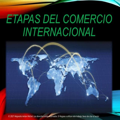 Etapas del comercio internacional