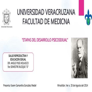 Etapas del desarrollo Psicosexual de Sigmund Freud