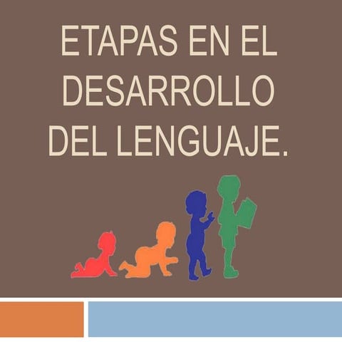 Etapas del lenguaje 0 - 5 años