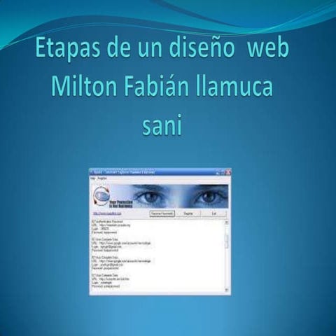 Etapas de un diseño  web