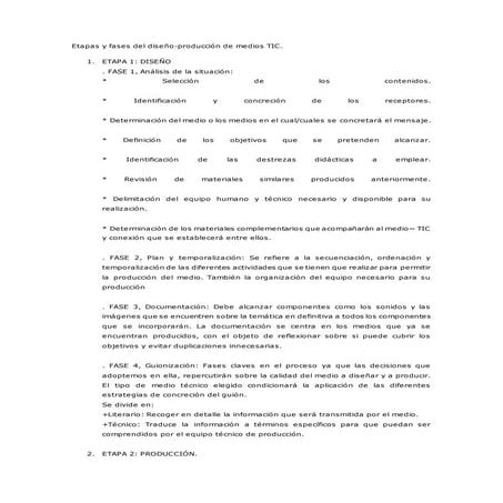 Etapas y fases del diseño (1)