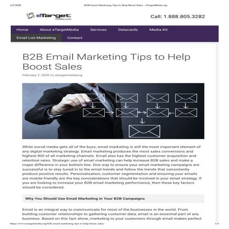 B2B Email Marketing Tips to Help Boost Sales
