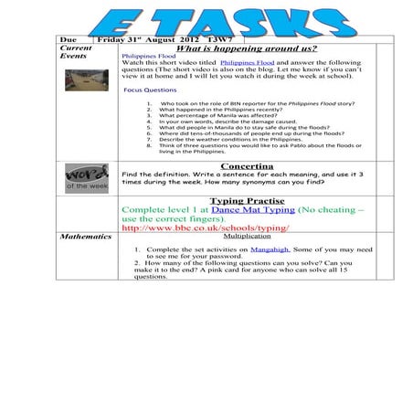 E task week 7 term 3