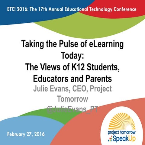 Etc! pulseofelearning_speakup_j_evans_022716