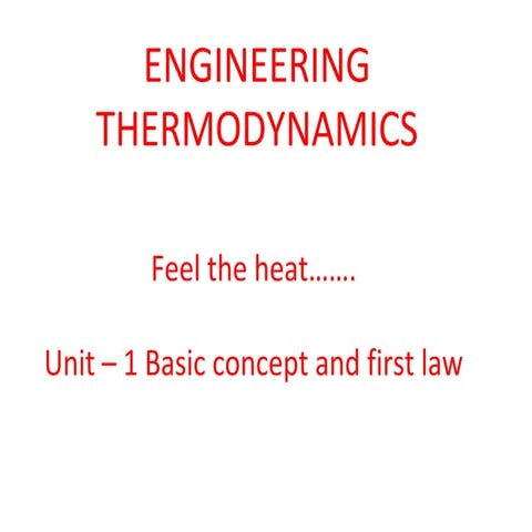Concepts of Thermodynamics