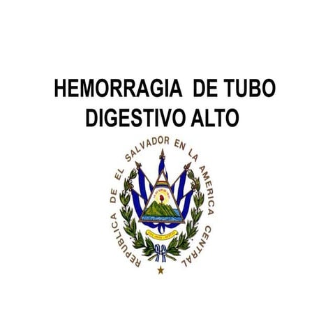 Hemorragia de Tubo digestivo superior