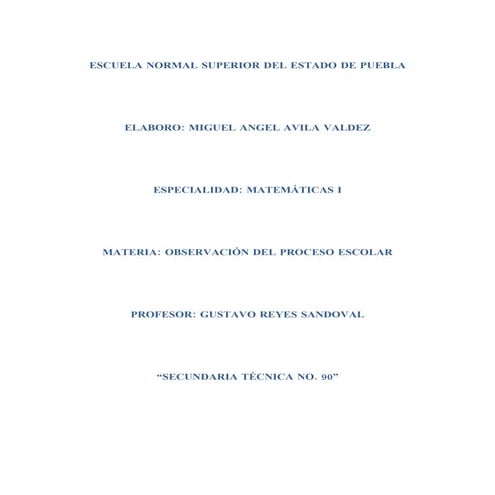 RELATO " TECNICA # 90 "