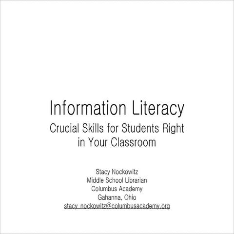 E tech2013 info literacy