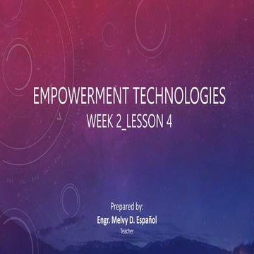 Etech Q3 Week2 Lesson4 Pptx