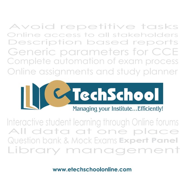 eTechSchool - Managing your institu...