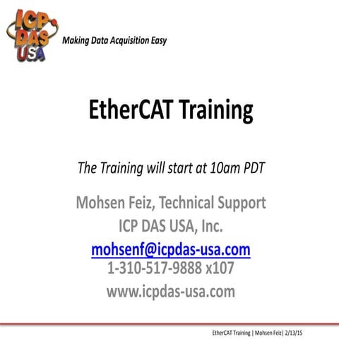 EtherCAT Training