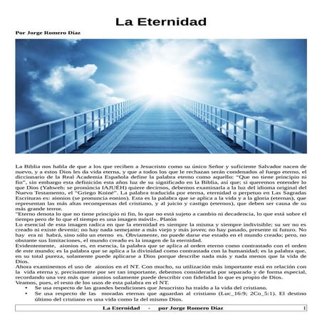 Eternidad | PDF