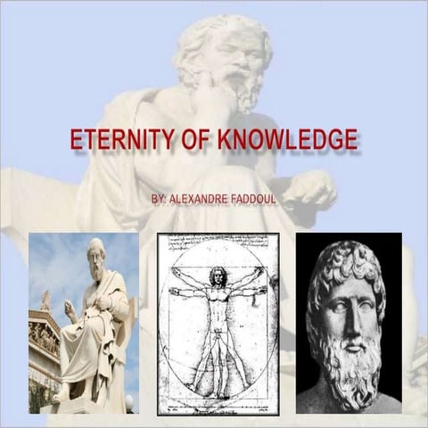 Eternity Of Knowledge New Alexandre