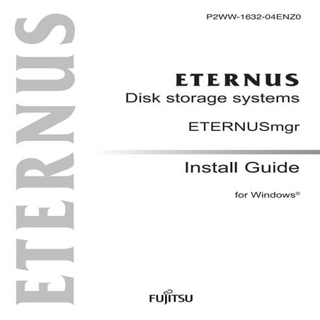 Eternusmgr guide windows